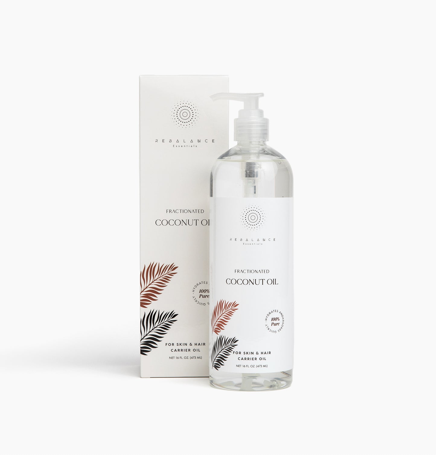 Rebalance Essentials 100% Pure Fractionated Coconut Oil